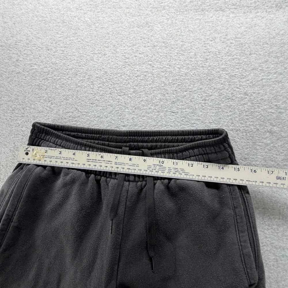 Adidas Mens Fleece Jogger Sweatpants Black Tapered Athletic‎ Pants Size Medium